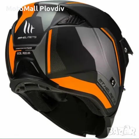 Шок цена! MT Helmets Streetfighter SV Twin М каска шлем за мотор мото, снимка 8 - Аксесоари и консумативи - 49208085