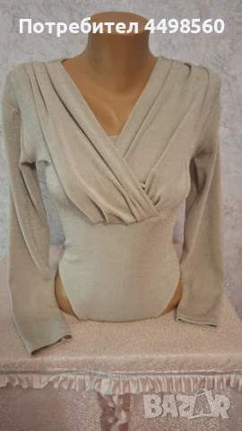 Еластична Блузка/Боди, снимка 4 - Блузи с дълъг ръкав и пуловери - 50799522