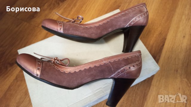 Италиански обувки от естествен велур Eurodonna