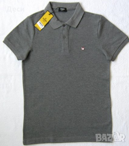 Мъжка тениска Fendi с яка