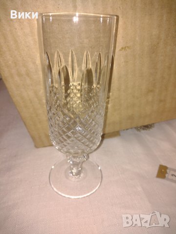 Кристални чаши за шампанско / вино, снимка 5 - Антикварни и старинни предмети - 39096296
