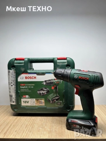 Акумулаторен винтоверт Bosch EasyDrill 18V-40, снимка 2 - Винтоверти - 53605474