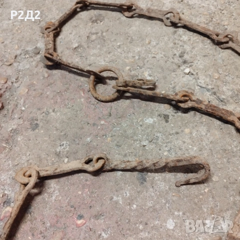 кована верига за огнище 207 см, снимка 2 - Други ценни предмети - 53429962