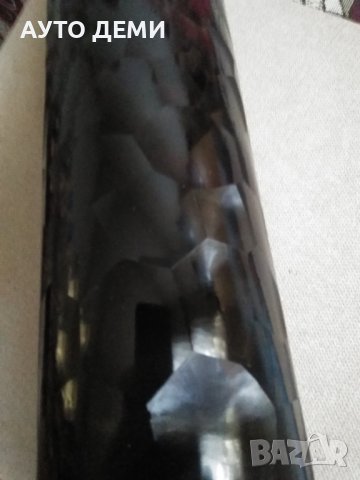 Качествено черен гланц 4Д  фолио стикер на неправилни шестоъгълници за автомобил джип ван бус мотор 