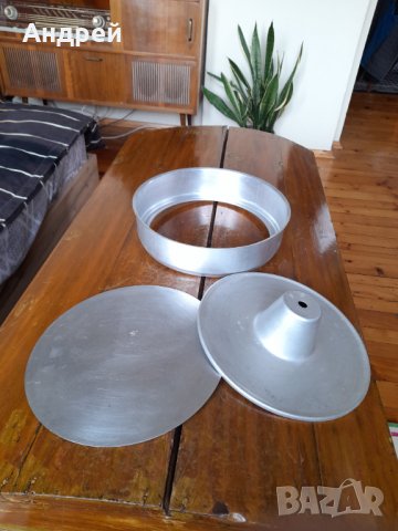 Стара алуминиева форма за кекс #14, снимка 3 - Антикварни и старинни предмети - 43989759