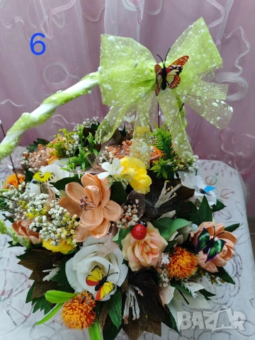 ПРОМО ! Декоративни кошници с вечни цветя / красота за всеки повод !, снимка 9 - Декорация за дома - 53426722