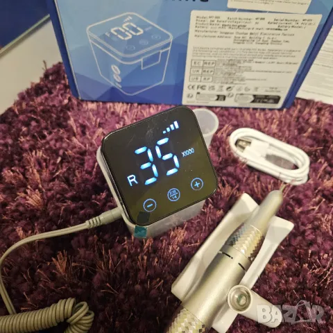 Професионална електрическа пила за маникюр, геллак, снимка 3 - Продукти за маникюр - 50136682