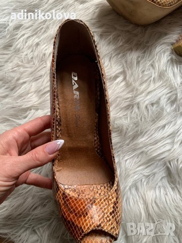 Змийски обувки Дарис, снимка 3 - Дамски обувки на ток - 40156203