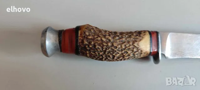 Ловен нож, снимка 5 - Антикварни и старинни предмети - 49435332