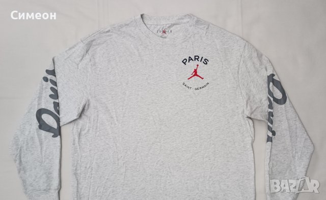 Jordan AIR Nike PSG Paris Saint-Germain оригинална блуза L Найк спорт, снимка 2 - Спортни дрехи, екипи - 43116827
