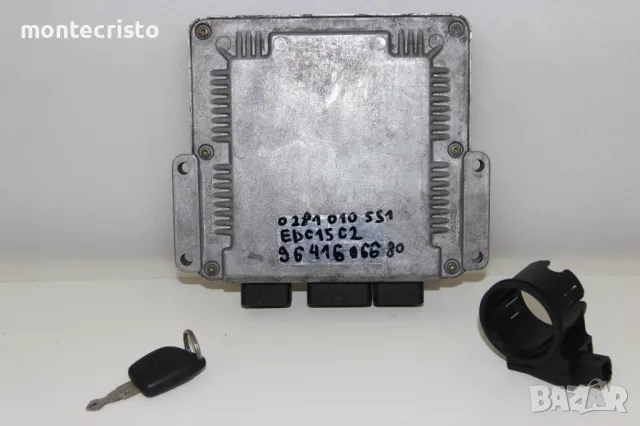 Моторен компютър ECU Peugeot 306 (1999-2001г.) 0281010551 / 0 281 010 551 / 9641606680 EDC15C2