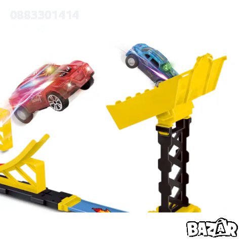 Писта изстрелвач с лупинг и колички , снимка 5 - Коли, камиони, мотори, писти - 44096189