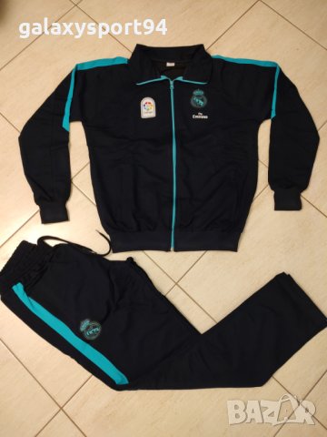 Мъжки Анцуг РЕАЛ МАДРИД MADRID 2022Г Памучен Есенен футболен Анцуг + Шапка 89лв