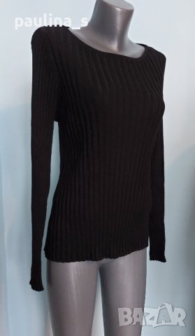 Еластичен марков пуловер "H&M" с гол гръб / голям размер , снимка 1 - Блузи с дълъг ръкав и пуловери - 43893202