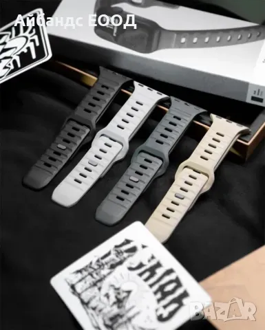 Силиконови каишки Nomad Sport за Apple Watch ULTRA/SE/10/9/8/7/6/5, снимка 2 - Каишки за часовници - 49407559