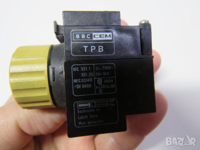 Реле за време, таймер - задръжка  за контактор (от 10-180 секунди ) TPBD 180 ВВС ТРВ , снимка 2 - Друга електроника - 28401242
