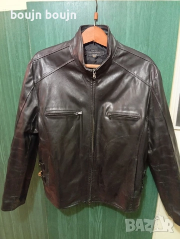 Оригинално Италианско яке Vera Pelle 100% кожа, Винтидж,мъжко size L ,отлично състояние