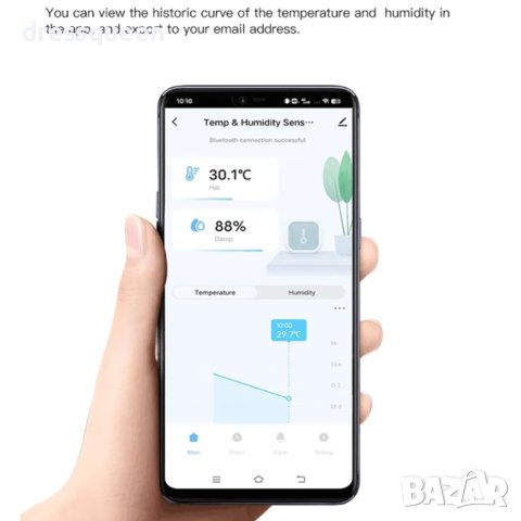 3991 Блутут сензор за температура и влажност, снимка 7 - Друга електроника - 43949629