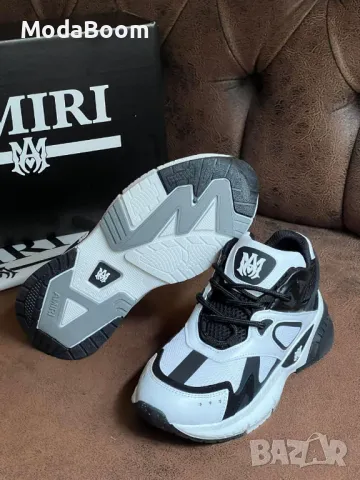 Amiri черни дамски маратонки , снимка 5 - Маратонки - 48455927