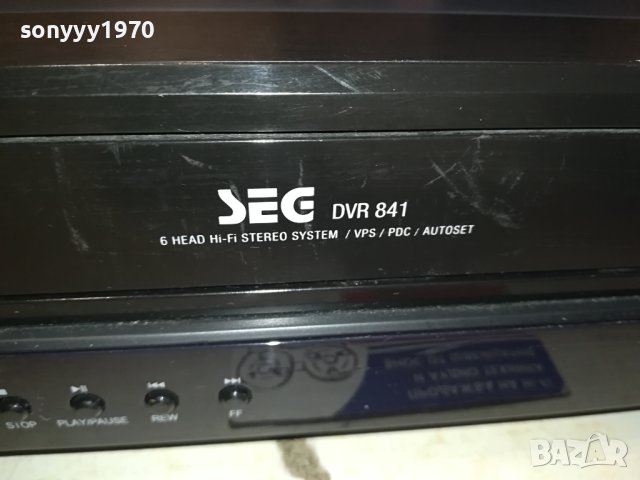 SEG DVR-841 DVD RECORDER+HIFI VIDEO 1812231017LK2E, снимка 6 - Плейъри, домашно кино, прожектори - 43459104