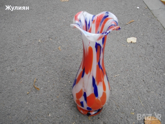 ВАЗА ТИП МУРАНО, снимка 3 - Антикварни и старинни предмети - 52166684