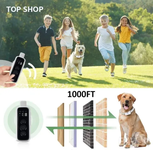 Нашийник за обучение на кучета против лай Citronella с дистанционно управление, снимка 8 - За кучета - 49866411