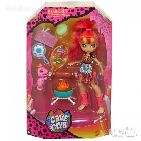 Комплект за игра Cave Club Mattel с кукла EMBERLY, снимка 1 - Кукли - 35027494