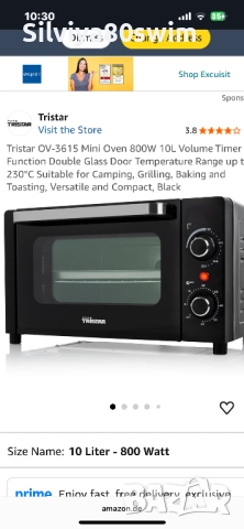 Мини фурна, снимка 2 - Печки, фурни - 52084258