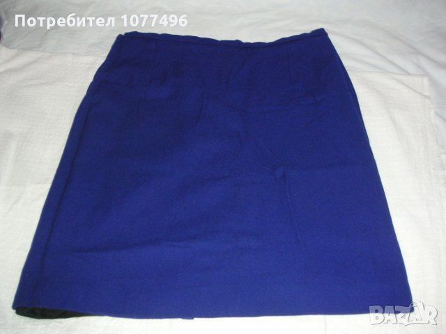 Дамска Пола Поли Рипсено Кадифе Дамски Костюми Вълнена пола Кралско синьо, снимка 12 - Поли - 28374779