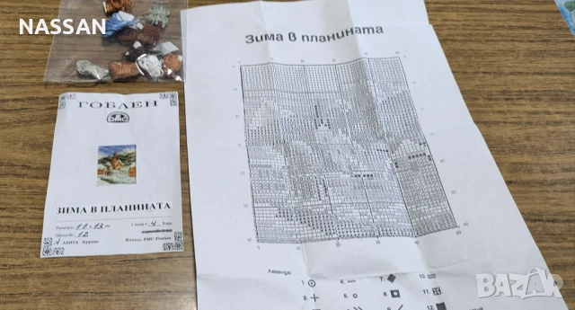 7 схеми за бродиране на гоблени и останали конци, снимка 2 - Гоблени - 52691084
