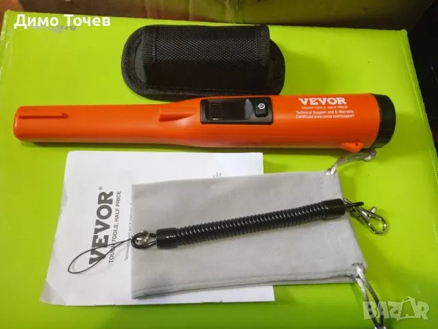 Нов  водоустойчив пинпоинтер за самородки и дребни бижута.Работи на 20 кх.Клипче!, снимка 2 - Друга електроника - 49677980