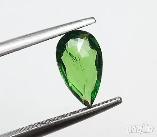 Елегантен Цаворит гранат в шокиращо зелен цвят 0.99кт.! Сертифициран! Нов!, снимка 11 - Други - 50437375