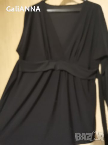 СТРАХОТНА ТУНИКА ЛИКРА С КОЛАН РАЗМЕР 2XL, снимка 4 - Туники - 37130238