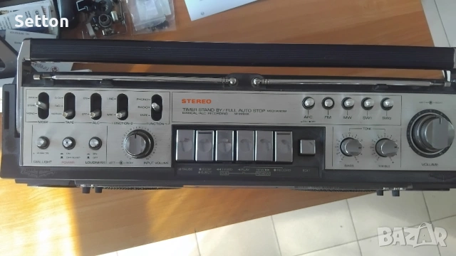 Sanyo M 9994 K, снимка 10 - Радиокасетофони, транзистори - 53589463