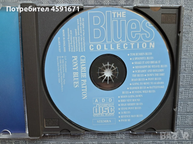 Charlie Patton – Pony Blues, снимка 2 - CD дискове - 53109511