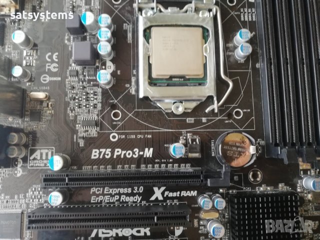 Дънна платка ASRock B75 Pro3-M Socket LGA1155, снимка 5 - Дънни платки - 43245672