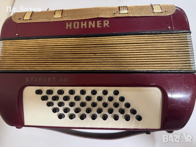 Акордеон Hohner Starlet 40, снимка 7 - Акордеони - 51834016