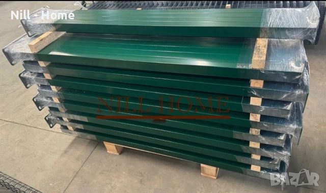 Поцинкована мрежа с декорация ( ИЗКУСТВЕНА ТРЕВА ) 4 мм. Тел / 40 мм. Око, снимка 15 - Огради и мрежи - 52303688