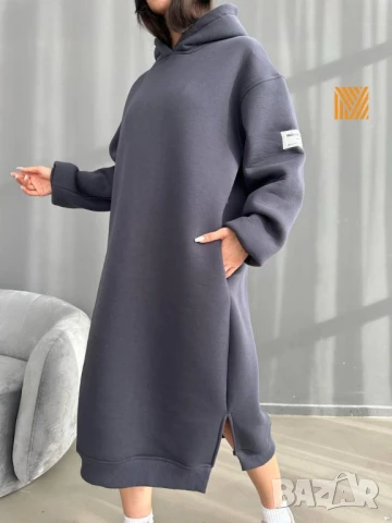 рокли тип суичър , снимка 3 - Рокли - 51423777