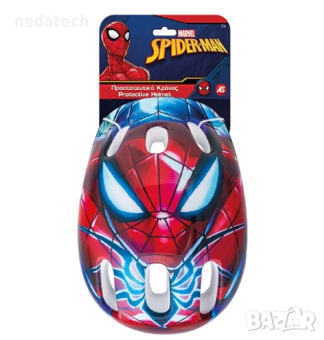 Детска защитна каска Спайдърмен, 52-56 см.