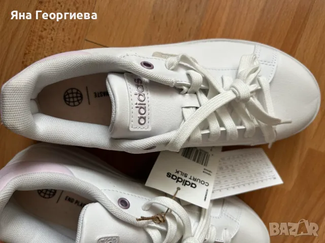 Нови кецове Adidas размер 36 2/3, снимка 5 - Детски маратонки - 49538977
