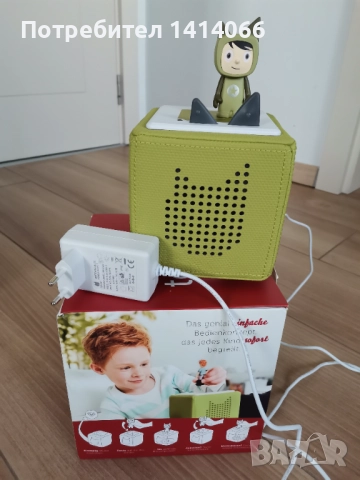 Нова Колонка Зелен Toniebox за разказване на приказки, снимка 4 - Образователни игри - 52225955