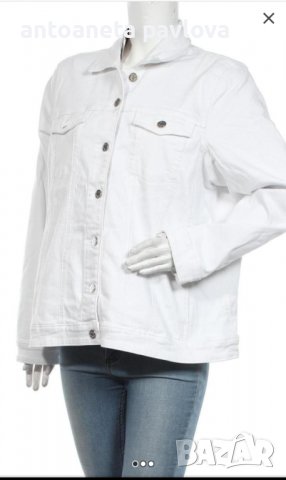 Бяло дънково яке 