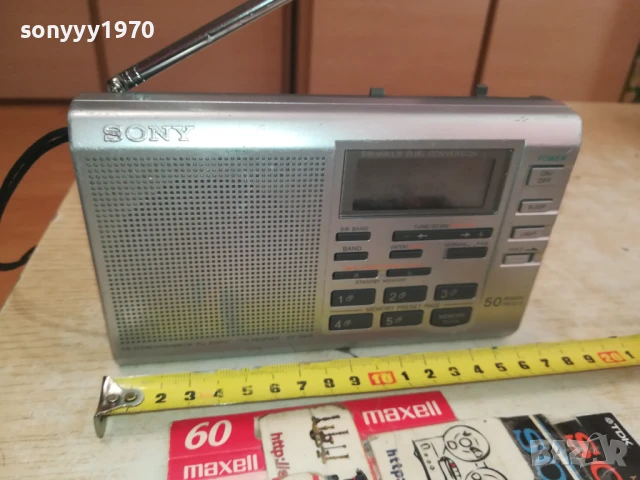 SONY ICF-SW35 RADIO 0806251718, снимка 9 - Микрофони - 50593390
