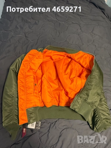 Alpha Industries MA-1 Heritage Bomber Jacket чисто ново, снимка 5 - Якета - 52520248