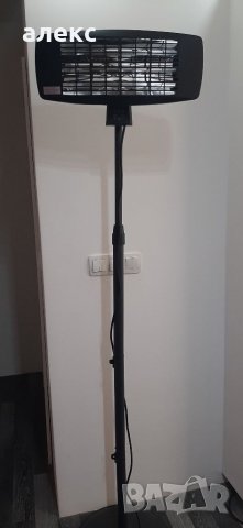 Нагревателна лампа със стойка + дистанционно Brandson, снимка 2 - Отоплителни печки - 38577319