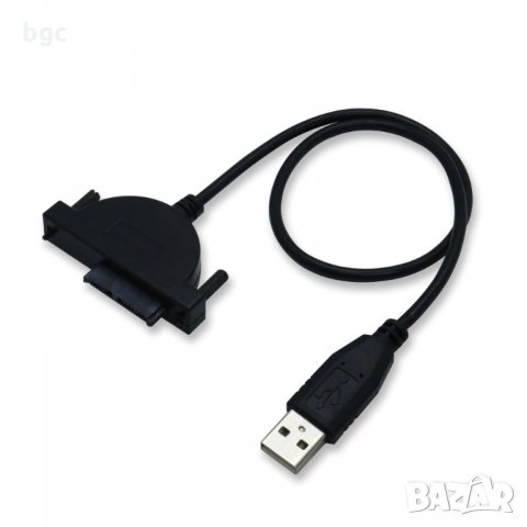 USB Кабел за Записващи Оптични устройства Засписвачки DVD CD Slimline SATA Laptop CD/DVD Rom Optical, снимка 10 - Лаптоп аксесоари - 32627048