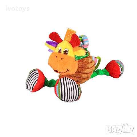 Плюшена животинка за количка "Жираф", снимка 1