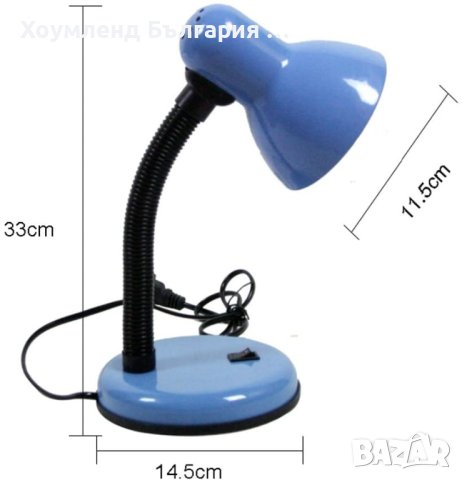 Настолна нощна лампа с огъващо се рамо, снимка 6 - Настолни лампи - 43911189