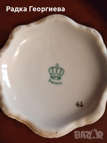 Порцеланова каничка. Bavaria., снимка 2 - Антикварни и старинни предмети - 52333925